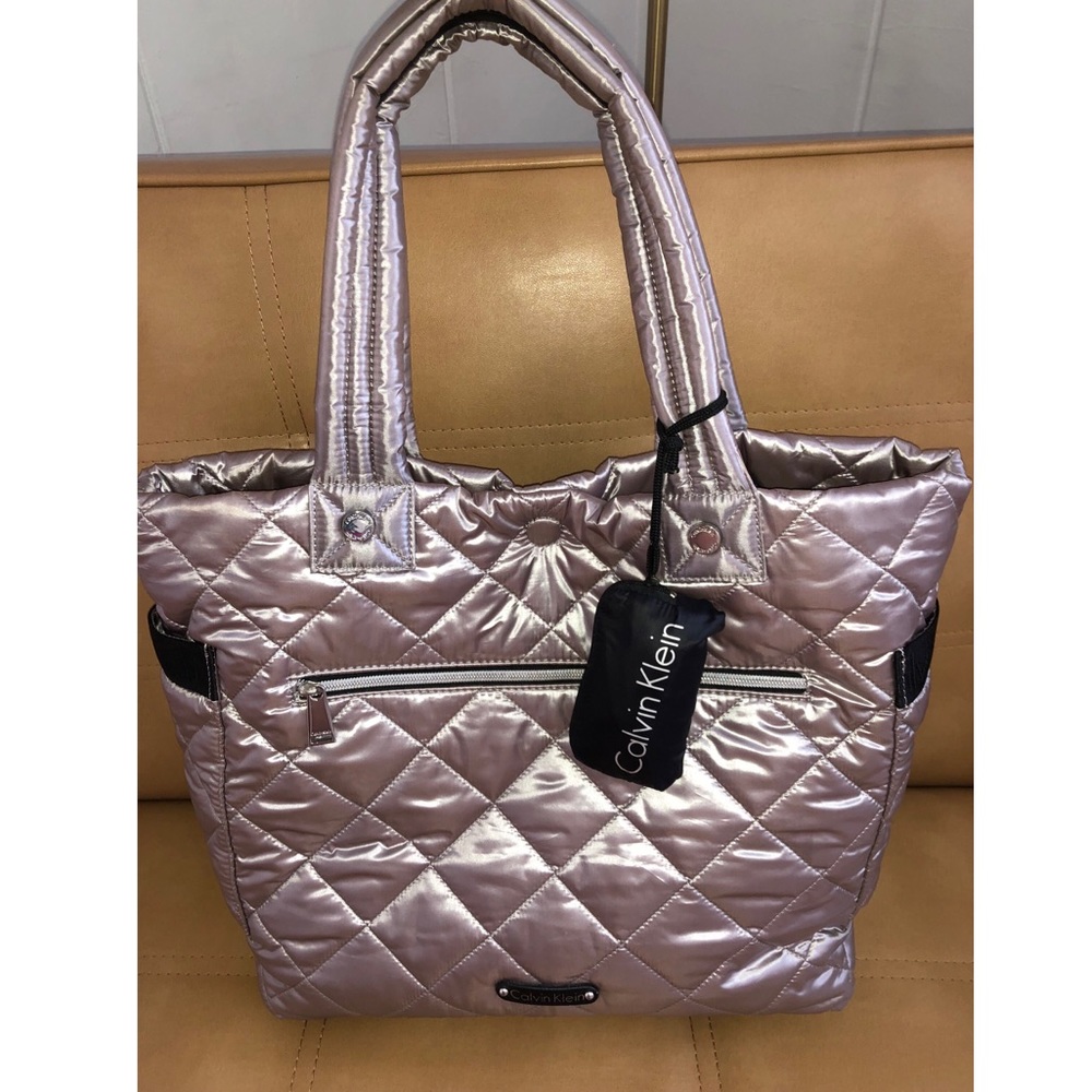 Metallic Calvin Klein Tote